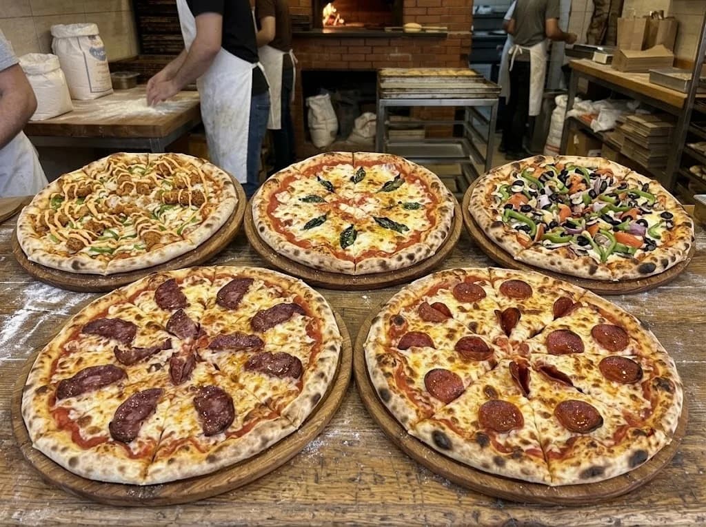 ZIO Caffè Pizza selection
