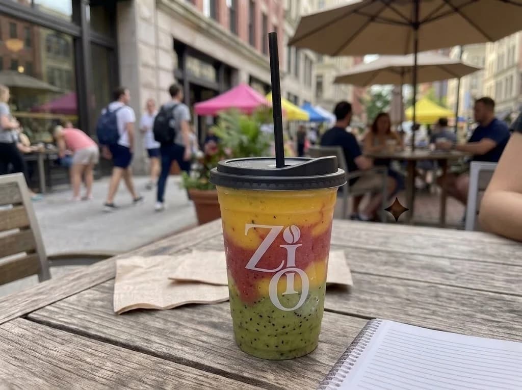 ZIO Caffè Smoothies selection